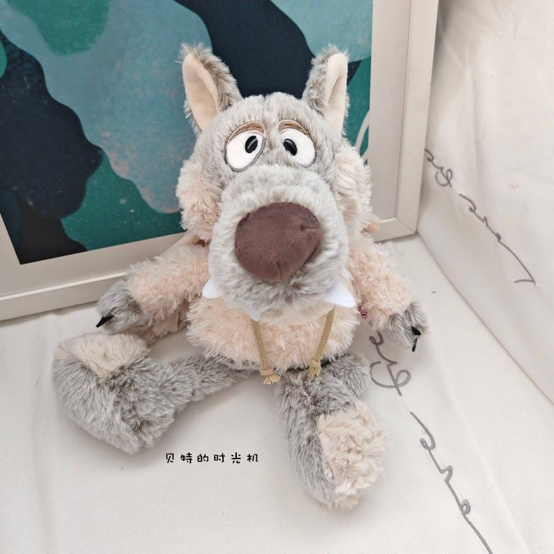 披着羊皮的狼公仔玩偶睡觉抱枕大灰狼毛绒玩具可爱布娃娃女生礼物,淘宝优惠券,粉丝福利购,淘宝优惠卷