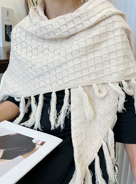 中国风复古旗袍披肩女外搭礼服晚宴薄款小外套春秋季流苏三角开衫