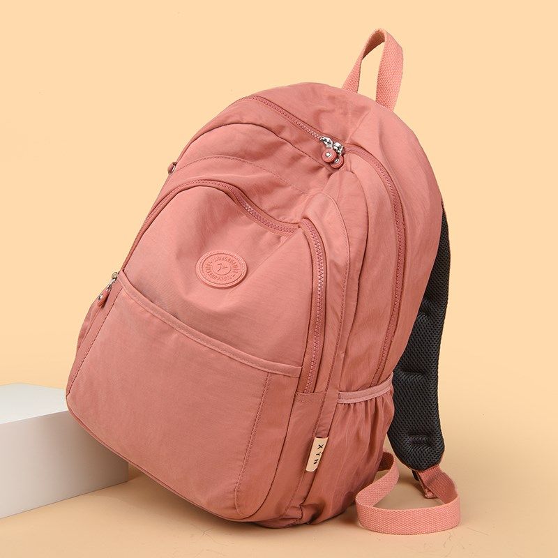 日常双肩包中号旅行男女休闲包学生书包防水尼龙旅U游多兜布艺背,淘宝优惠券,粉丝福利购,淘宝优惠卷