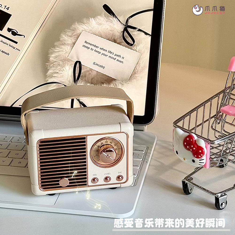 The new retro Bluetooth speaker can plug in U disk and TF card