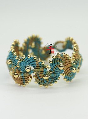 千里江山仙女手绳手工p编织diy材料包本命年红绳自编情侣礼物手环