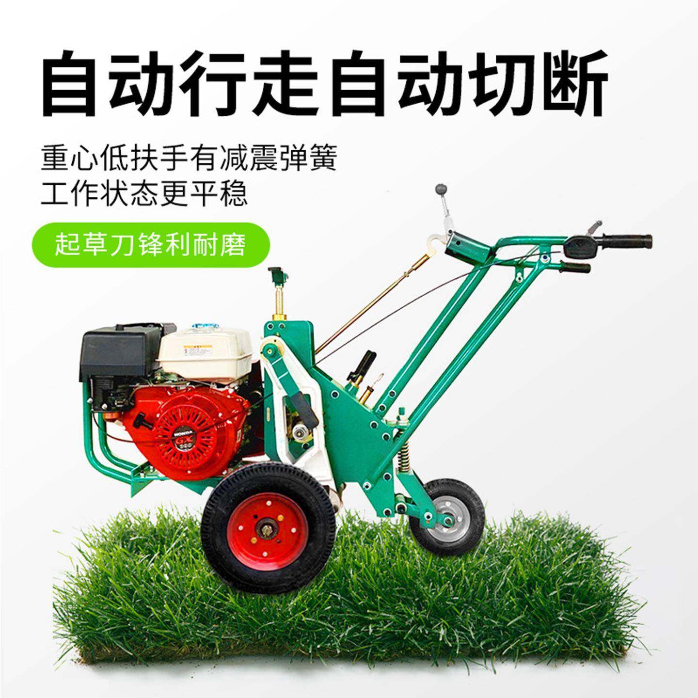 园林工程草皮移植机汽油动力350手推式自带划线器高效挖草铲草机,淘宝优惠券,粉丝福利购,淘宝优惠卷