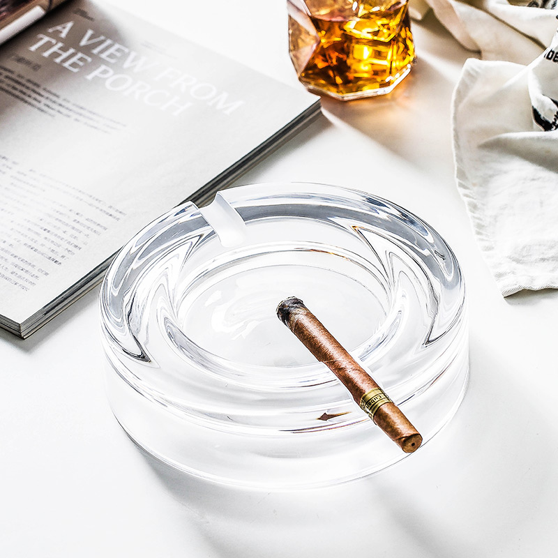 土耳其进口Nude纯手工水晶玻璃创意大号烟灰缸个性欧式客厅雪茄缸 - 图3