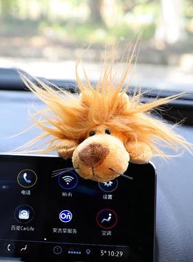 汽车趴屏幕公仔玩偶创意后