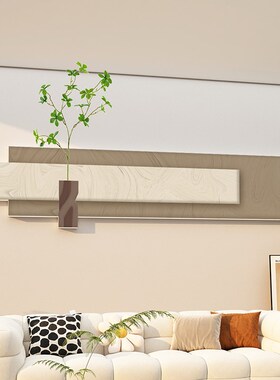电视背景墙2024新款装饰网红小房间布置改L造出租屋床头遮丑壁纸