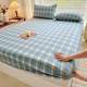 Washed cotton bed cover cover single bed cover Simmon OZB thought pad protect dustproof student dormitory parts anti-slip sheet three