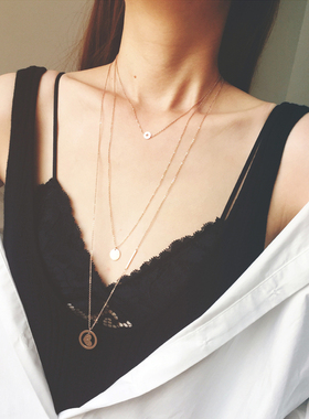 ZOXI毛衣链长款百搭气质不掉色挂件爱心吊坠挂饰配饰项链女潮网红