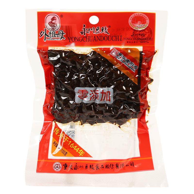 重庆正宗外祖母永川豆豉100g*5袋装酱香四川干豆豉川菜调料旗舰店,淘宝优惠券,粉丝福利购,淘宝优惠卷