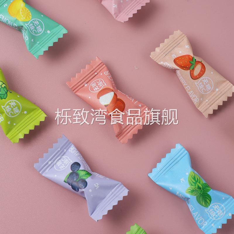 无糖维C薄荷糖网红糖果提神防困水果糖清凉润喉小零食官方旗舰店 - 图2