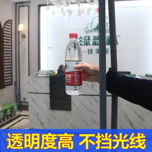 门帘自冬季空调保暖2024新款软免打孔粘商皮隔断窗透明风塑料防挡 - 图1