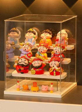 创意五置路财神小20241227神仙家书柜面供奉居摆件入户玄关装饰品