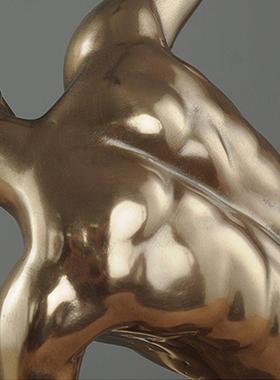 仿铜人物雕塑摆件掷铁饼3TKD100艺术品开公办室装饰品书桌摆设礼