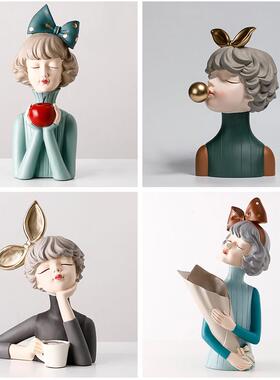 泡轻泡孩2021.12.客厅摆件女家居玄关电饰视柜装品搬家乔迁新居礼