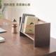 Unintentional solid wood desk bookshelf desktop storage rack office book stand small shelf black walnut simple storage rack