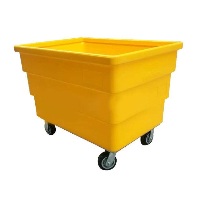 500L plastic laundry room linen storage truck thickened super large load-bearing silent wheel manufacturer