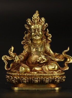 慧宝三黄铜小佛像多尊可选纯铜藏传密宗铜佛像居家车载供奉