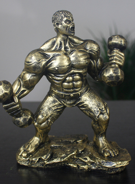 创意奖杯健美人物摆件力量举哑铃深蹲比赛纪念礼品家居装饰工艺品