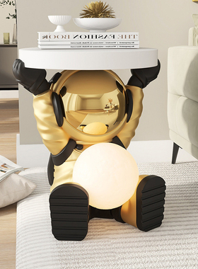 太空人宇航员客厅落地摆件沙发旁床头柜托盘收纳家居饰品乔迁礼品