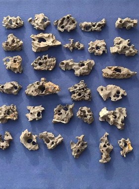 太湖石天然原石小鱼缸o微盆景造景石微景观假山盆景小摆件附石观