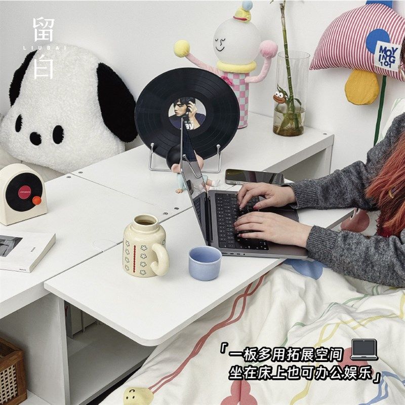 床边置物架悬空隔板折叠收纳手机卧室侧边缝隙桌台床头柜替代神器,淘宝优惠券,粉丝福利购,淘宝优惠卷