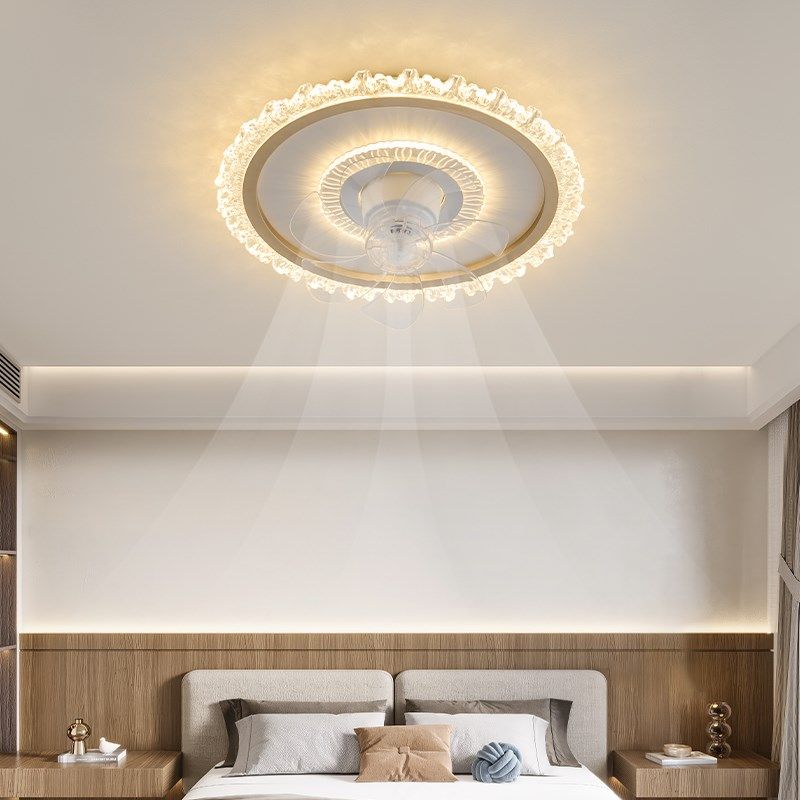 卧室风扇灯2024新款意式吊扇现代简约大气全光谱极简房间餐厅灯具,淘宝优惠券,粉丝福利购,淘宝优惠卷