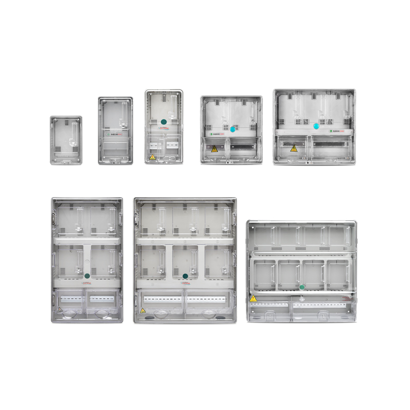 单相预付费插卡电表盒 家用电表箱 电子式透明电表箱 塑料电表箱 - 图3