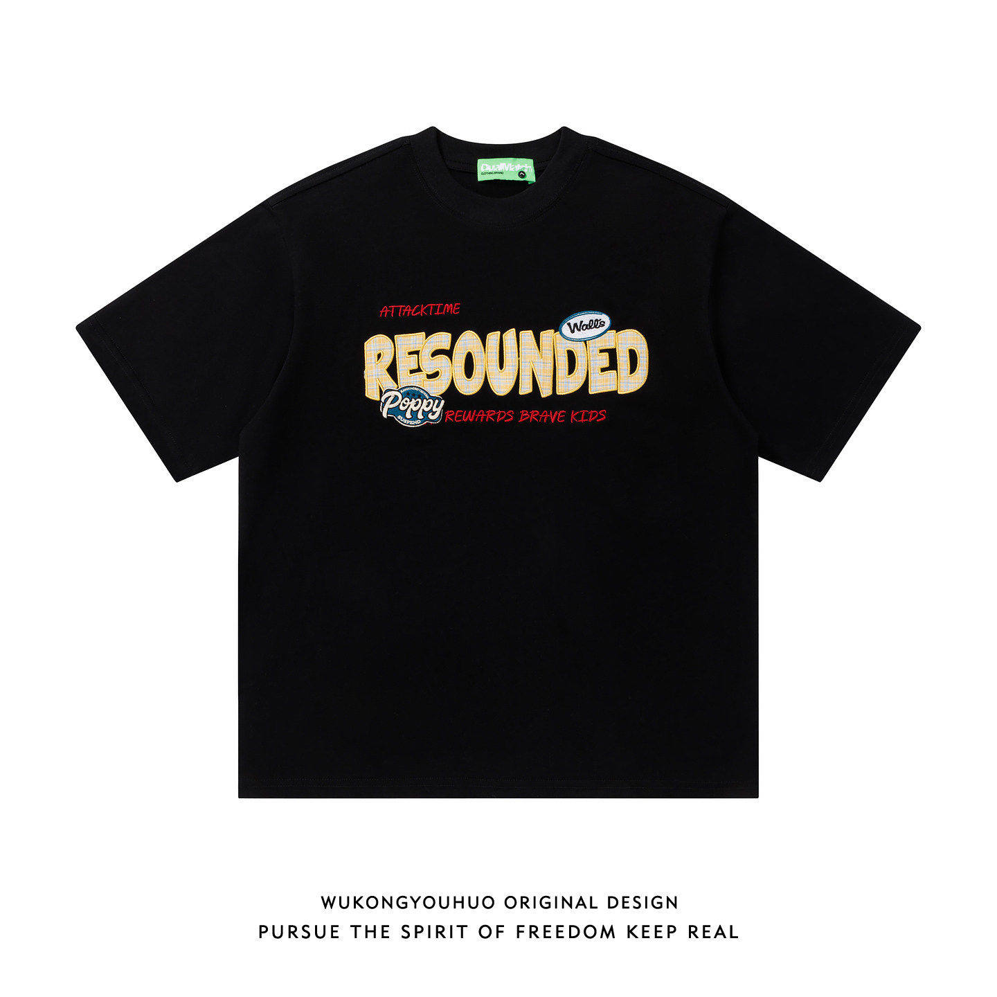 2026圆领短袖T恤男女潮牌宽松休闲上衣夏季新款