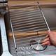 Household bowl and rag rack to store fruits and vegetables, simple retractable filtering, stainless steel kitchen sink storage rack drain disc