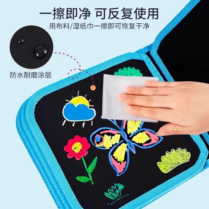 儿童画画本 可擦神器宝宝0-3-6岁涂色绘本书幼儿园绘画册涂鸦玩具 - 图1