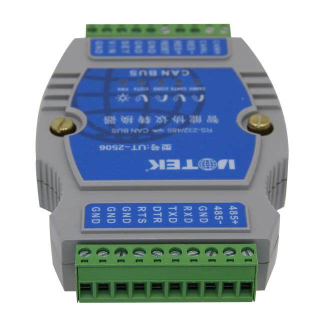 禹泰Ut-2506A Rs-232/485到Can总线的光电隔离智能协议转换器 - 图3