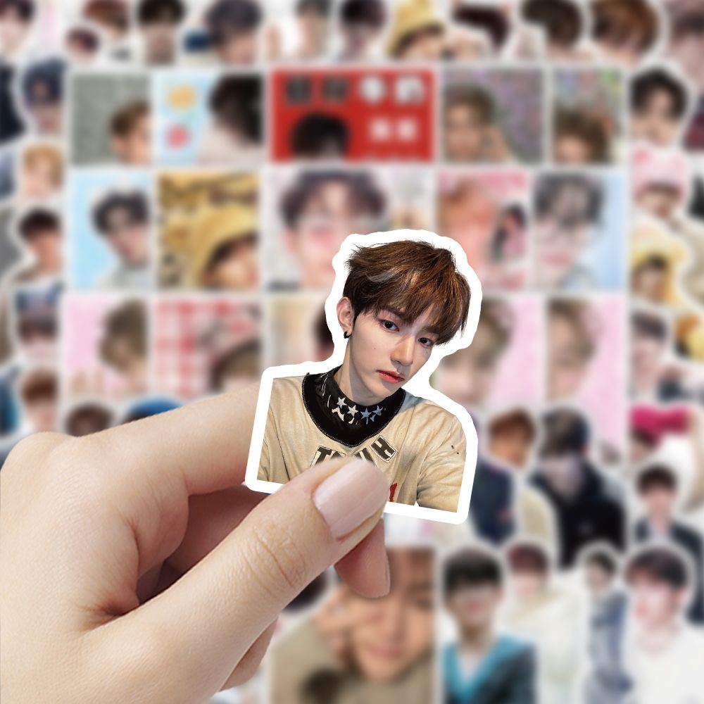 新款章昊贴纸高颜值明星周边创意diy帅气手账手机ins装饰防水贴画 - 图1