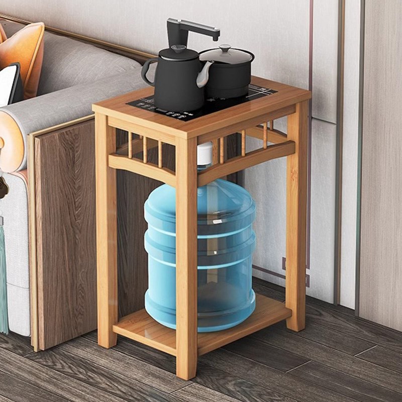 可移动茶水架沙发边几茶几茶桌侧边柜泡茶L台烧水壶一体水桶置物 - 图2