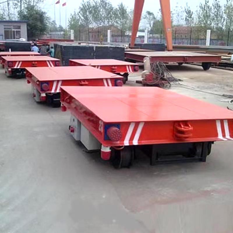 地平车吨10吨液压升降电动地平车运行平稳遥控操作转向地平车 - 图1