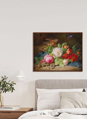 约瑟夫劳尔花卉系列客厅装饰画 餐厅玄关画 卧室挂画