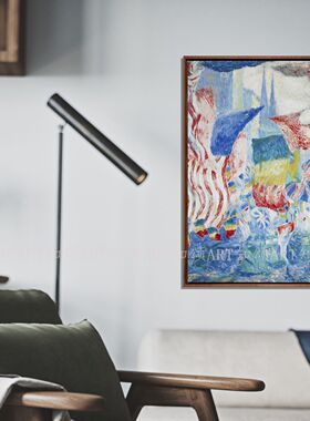 巴特勒旗帜现代客厅装饰画玄关画书房卧室餐厅挂画装