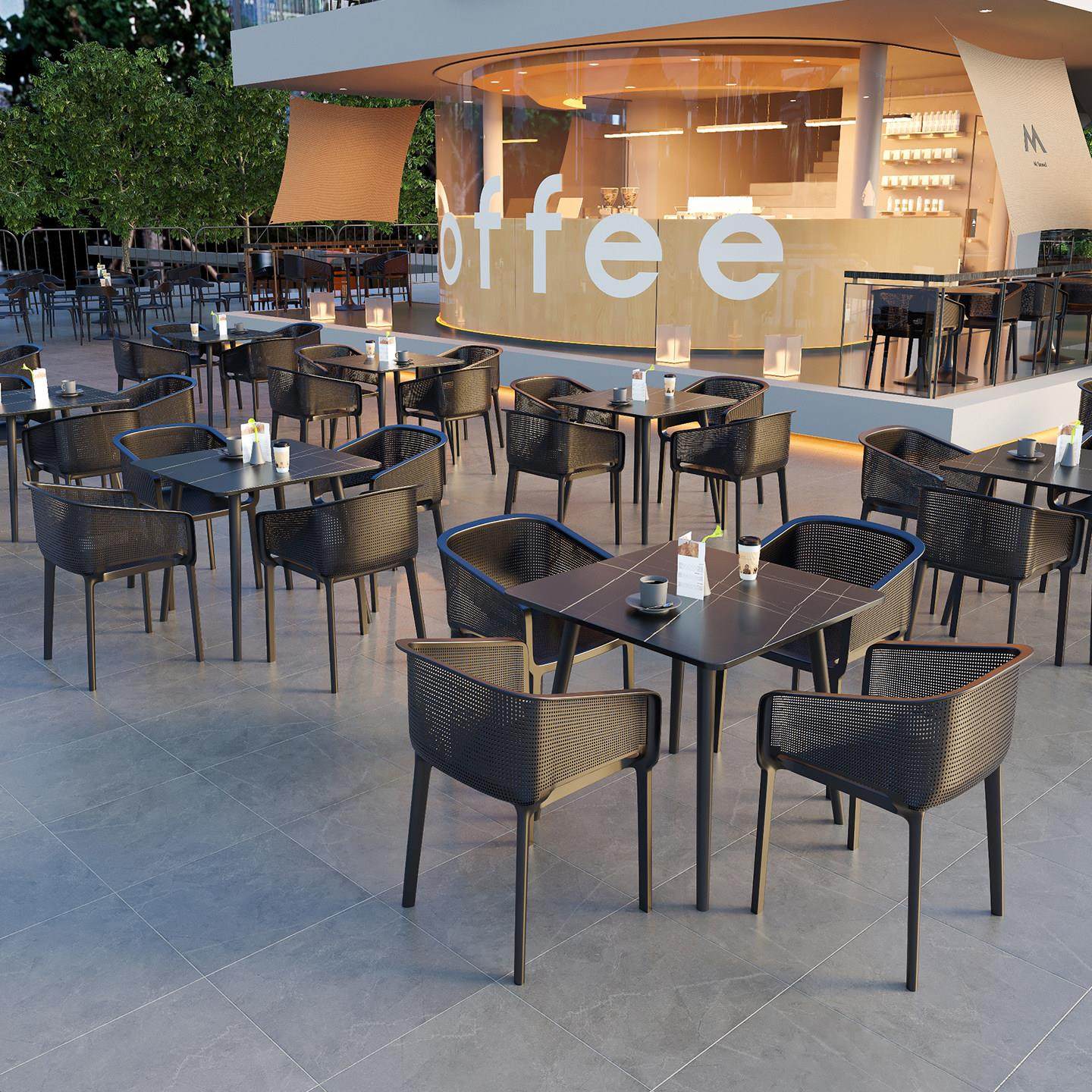 咖啡厅外摆桌椅酒吧酒馆户外桌子露天餐厅民宿酒店防水商用餐桌椅,淘宝优惠券,粉丝福利购,淘宝优惠卷