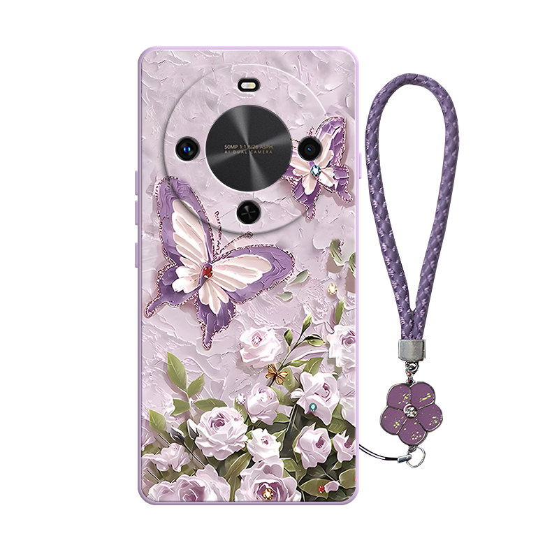 油画蝴蝶适用华为畅享70x活力版手机壳BRE一AL00a防摔AL00b硅胶全包套男女BREAL新款ALOOa外壳畅想畅亨7OX板 - 图3