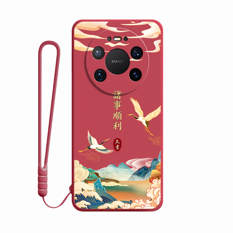 适用华为Mate80ProMax手机壳mte80PorMax国风磨砂硅胶meat全包m80pm防摔pmax套max男女mete新款mt外壳mtae - 图3