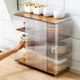 Kitchen cupboard storage rack h cabinet type bowl and plate storage rack box multi-function bowl rack seasoning rack bowl and chopsticks cabinet storage