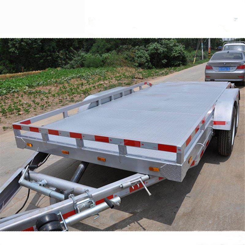 2吨汽车拖车越野车拖车平板拖车工具拖车可升降拖挂车 - 图2