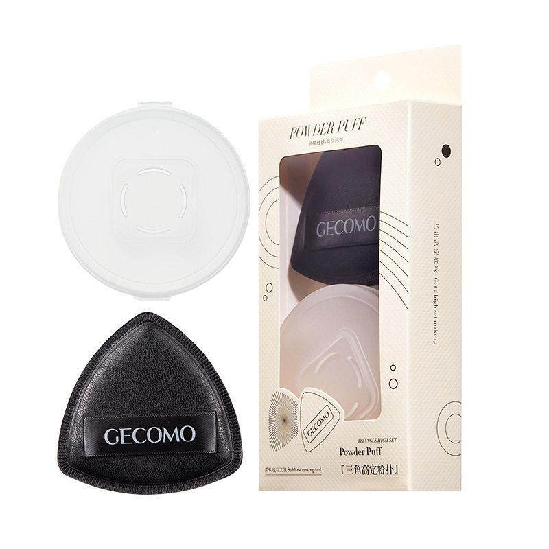 黑凤梨粉扑粉底液专用不吃粉干湿两用海绵化妆补妆超软气垫带盒子 - 图3