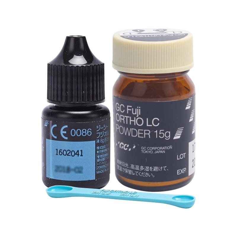 牙科口腔GC/而至富士光固化树脂改良型玻璃 15g粉+8g液正畸粘接剂 - 图2
