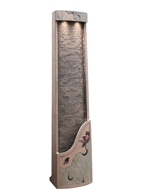 汉韵堂客厅流水摆件电视柜旁边落地喷泉摆设中式禅意装饰循环水景