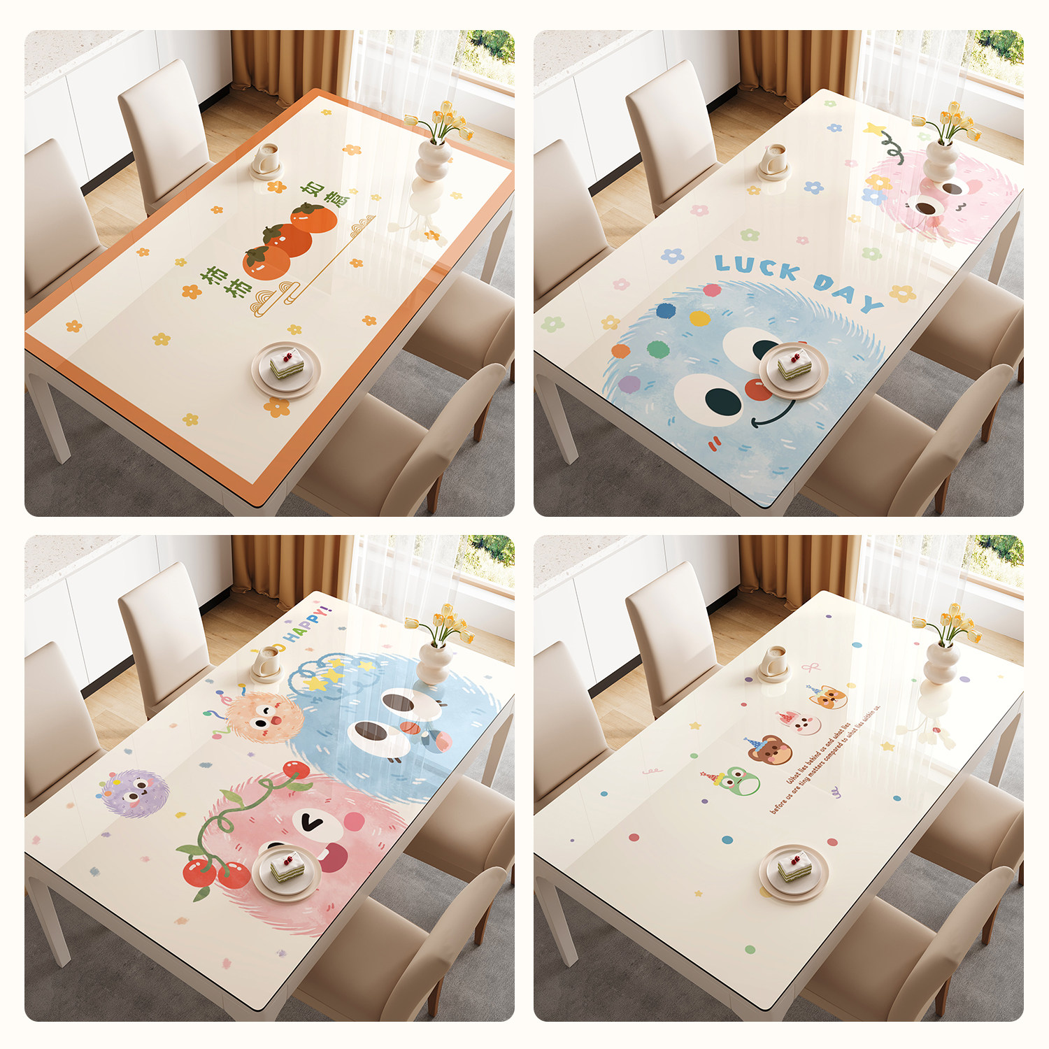 pvc餐桌垫防水防油免洗桌布防烫桌面保护垫客厅茶几台布2025新款 - 图2