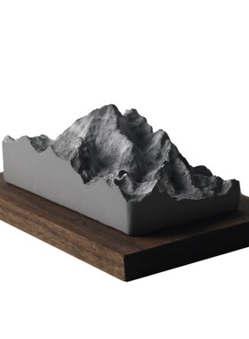 珠穆朗玛峰雪山无火香薰扩香石珠峰模型室内装饰摆件淡香氛礼物