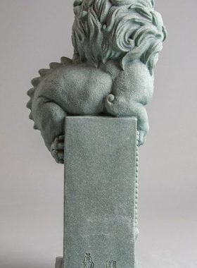 逗兽记麒麟纳福鱼缸假山造景创意送礼办公室桌面装饰动物茶宠摆件