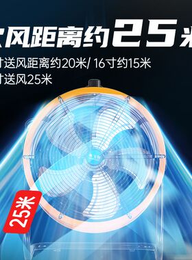 工业趴地风扇大功率台式商