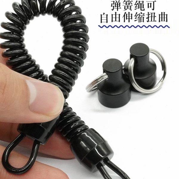 路亚钓鱼多用途磁铁强磁力挂扣伸缩失手绳强磁扣对吸快拔登山扣子,淘宝优惠券,粉丝福利购,淘宝优惠卷