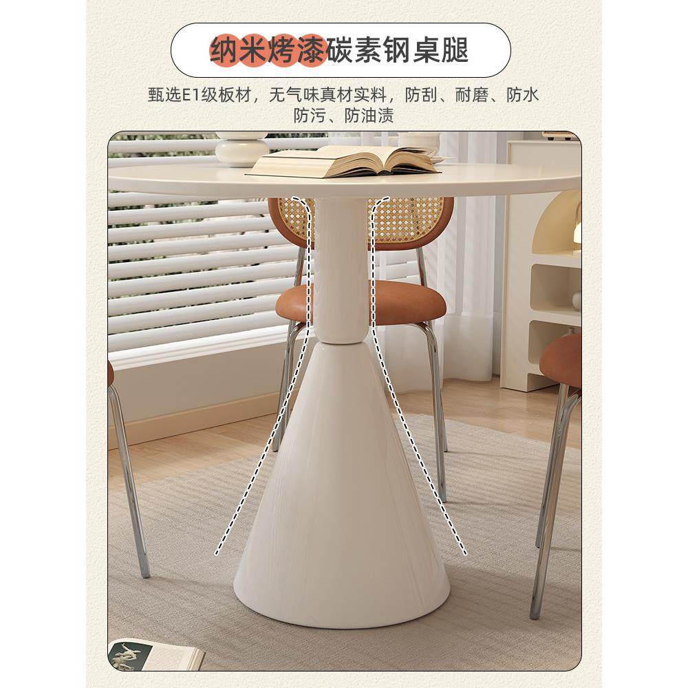 圆形餐桌休闲办公接待洽谈小圆桌椅子组合阳台流行桌奶茶店餐饮商,淘宝优惠券,粉丝福利购,淘宝优惠卷