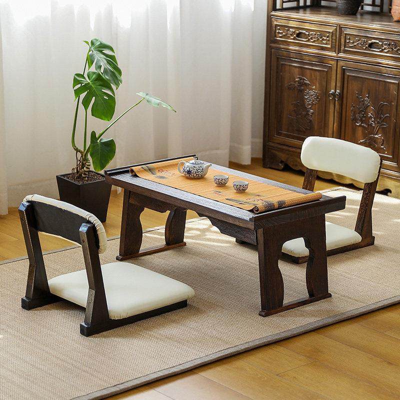 飘窗实木小椅子矮款靠背久坐舒服床上椅阳台休闲和室椅榻榻米座椅,淘宝优惠券,粉丝福利购,淘宝优惠卷